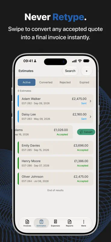 WellPaid: Invoice & Quotes screenshot 4 of 10