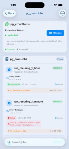 PostgreSQL Elite screenshot