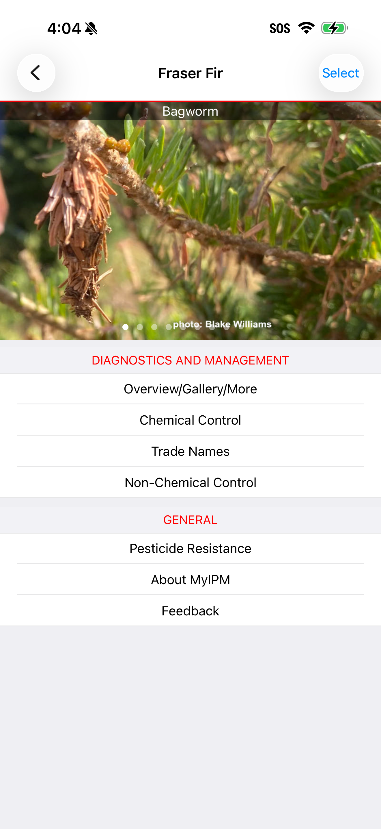 My IPM Southern Fraser Fir screenshot 3