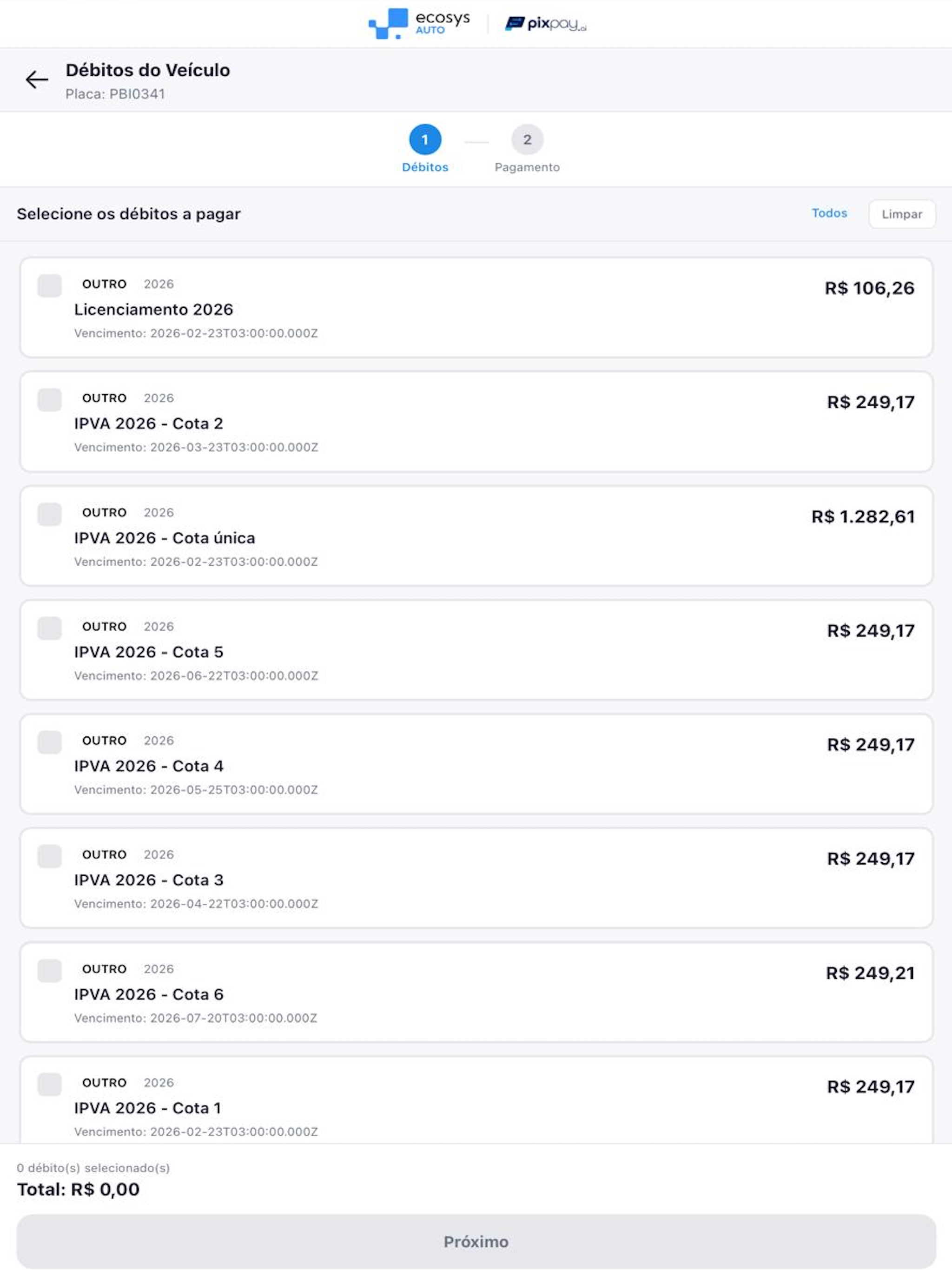 PlacaPay - Débitos Veiculares screenshot 13