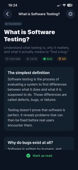 Way to QA screenshot 3