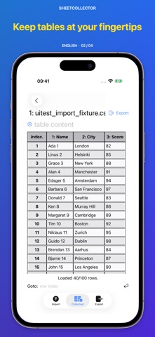 SheetCollector:xlsx ods...pdf Screenshot 3 of 5