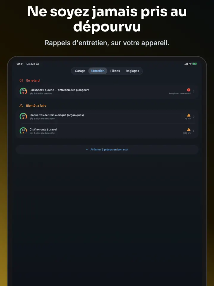 Cogbook sur iPad : capture d’écran 7 sur 8