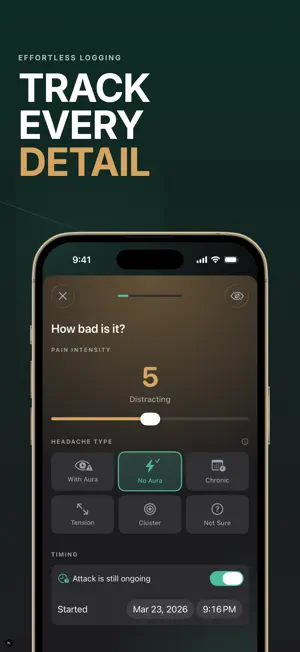 Migraine Tracker — Migra screenshot 2