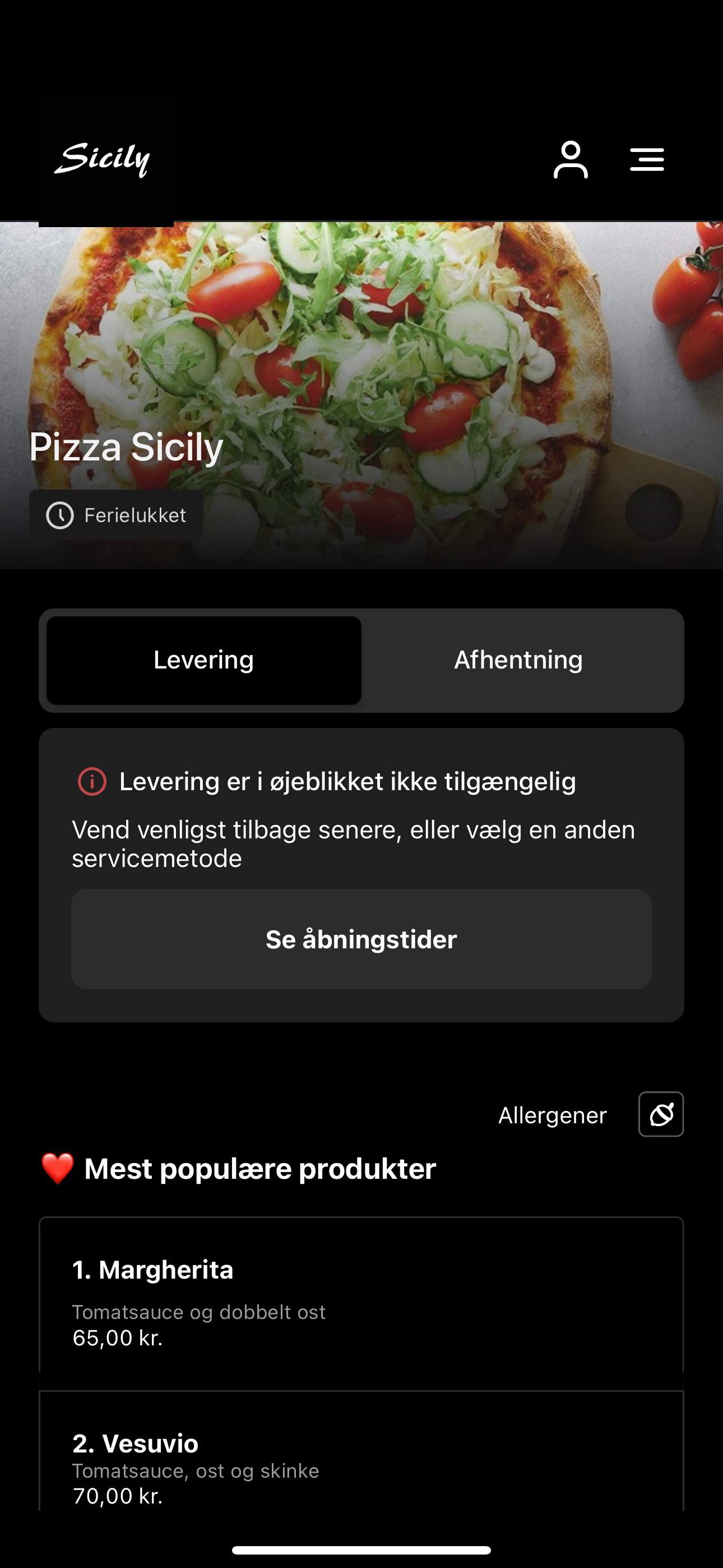 Pizza Sicily