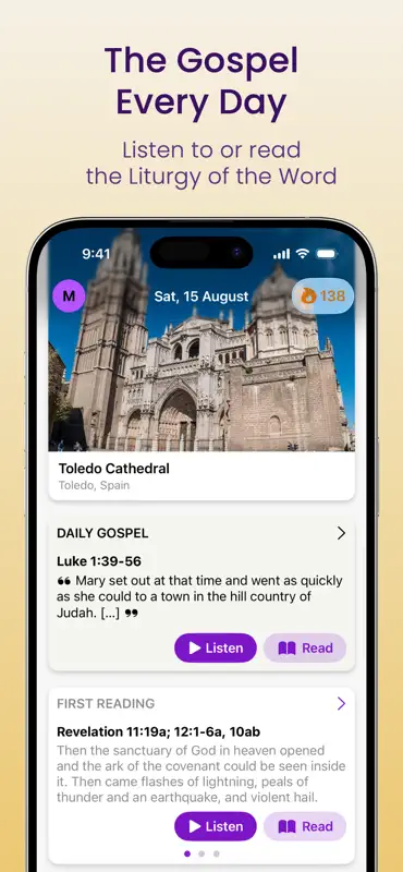 Catho+: Orações Católicas screenshot 2 of 9