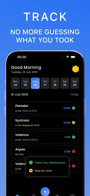 Medicine tracker - iPills screenshot 1