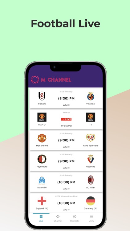 M Channel - Soccer Highlight