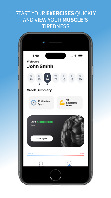Fitness Flex Tracker Screenshot