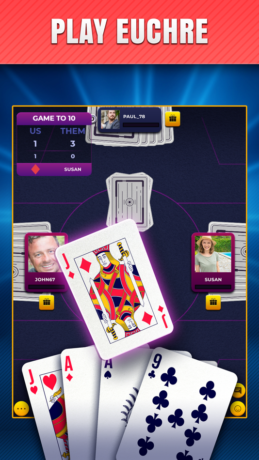 #1. Euchre.com - Euchre Online (iOS) 由: CASUALINO AD