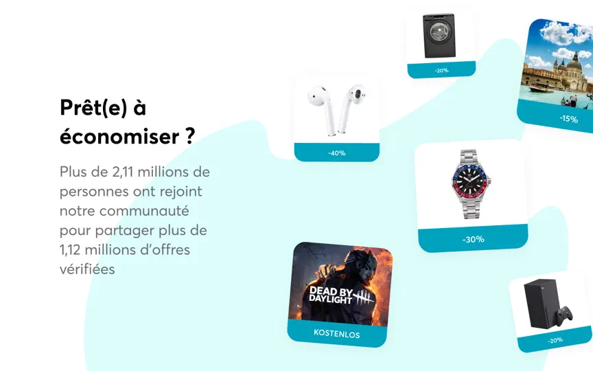 Captura de pantalla de Dealabs en iPhone 6