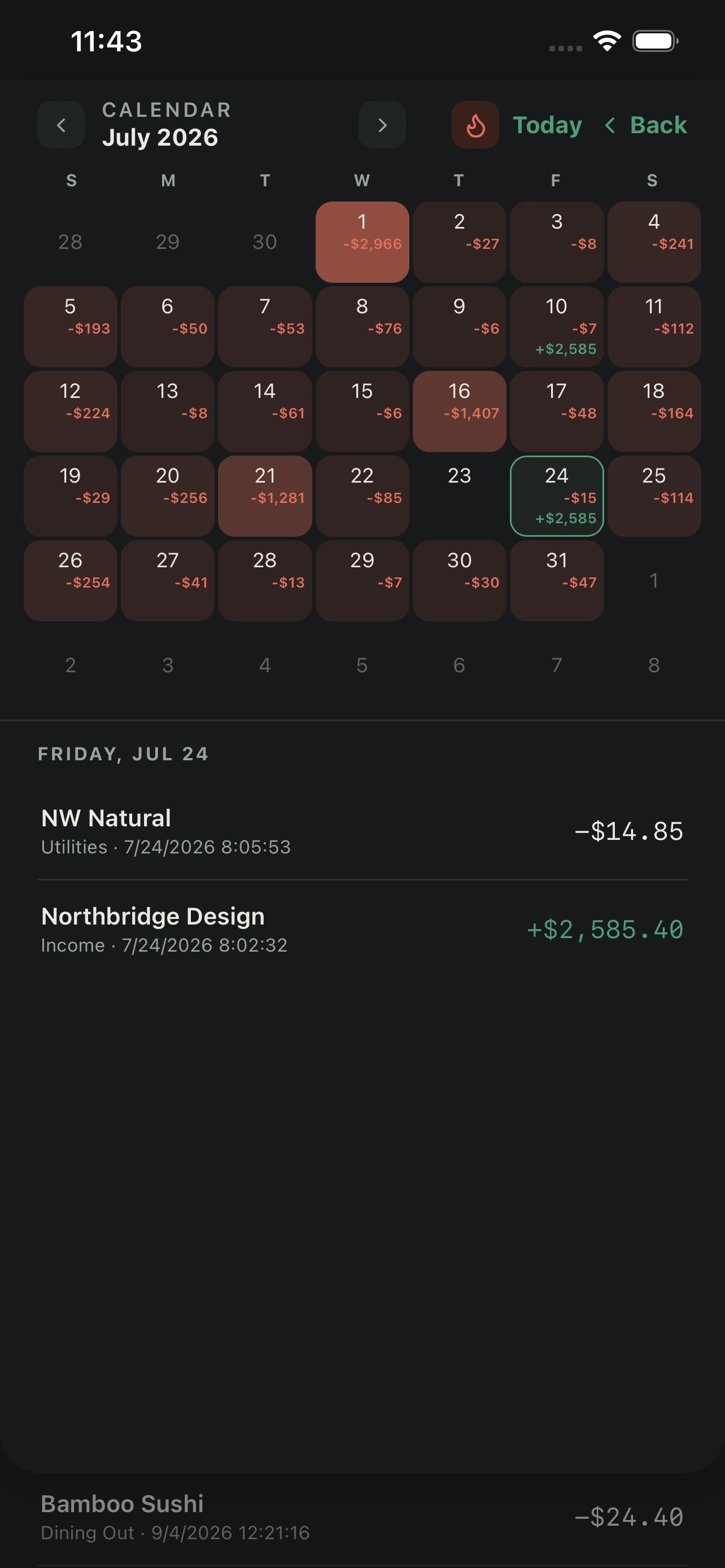Screenshot 3 of Log with Ledger