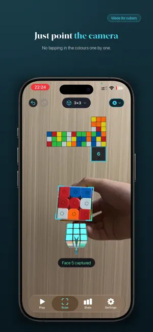 SpinCube: Cube Solver+Timer screenshot 1