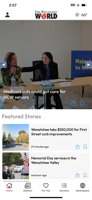 Wenatchee World screenshot 2