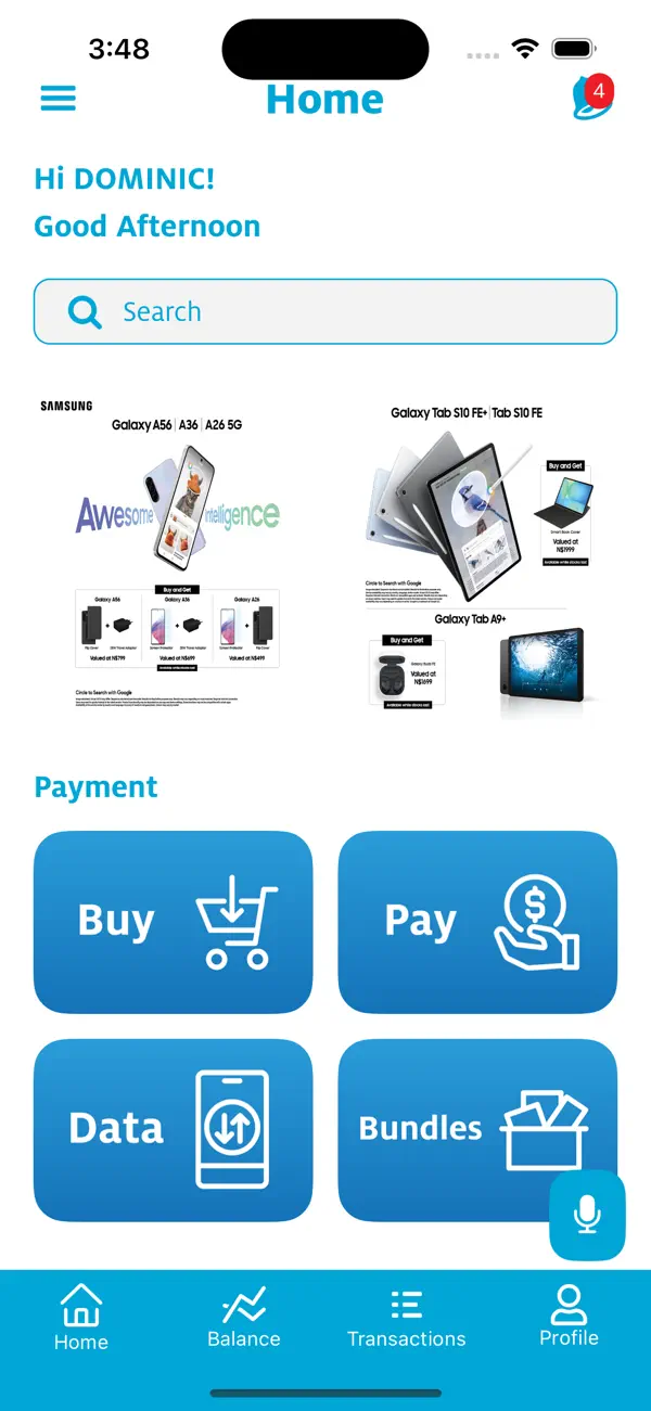 Screenshot #2 pour MyMTC Namibia