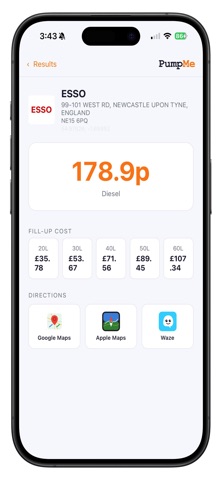 PumpMe - Cheap Fuel Prices screenshot