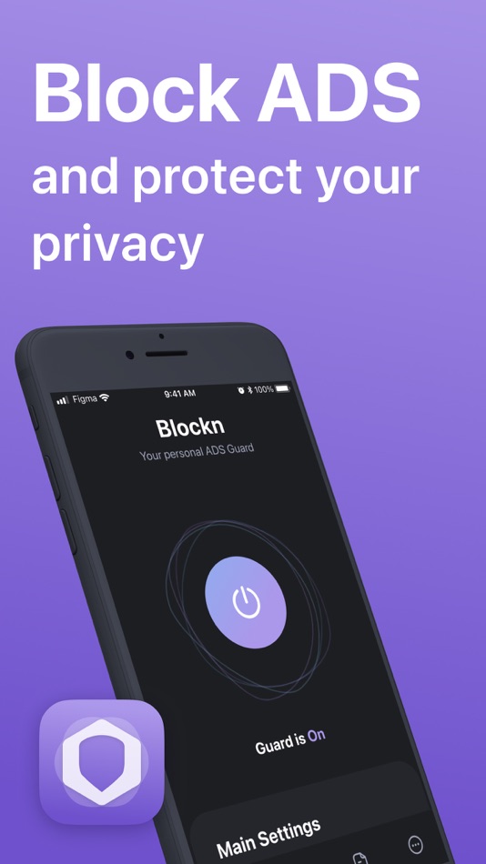 #1. Blockn - AD block & guard (iOS) 由: Avaskas Limited