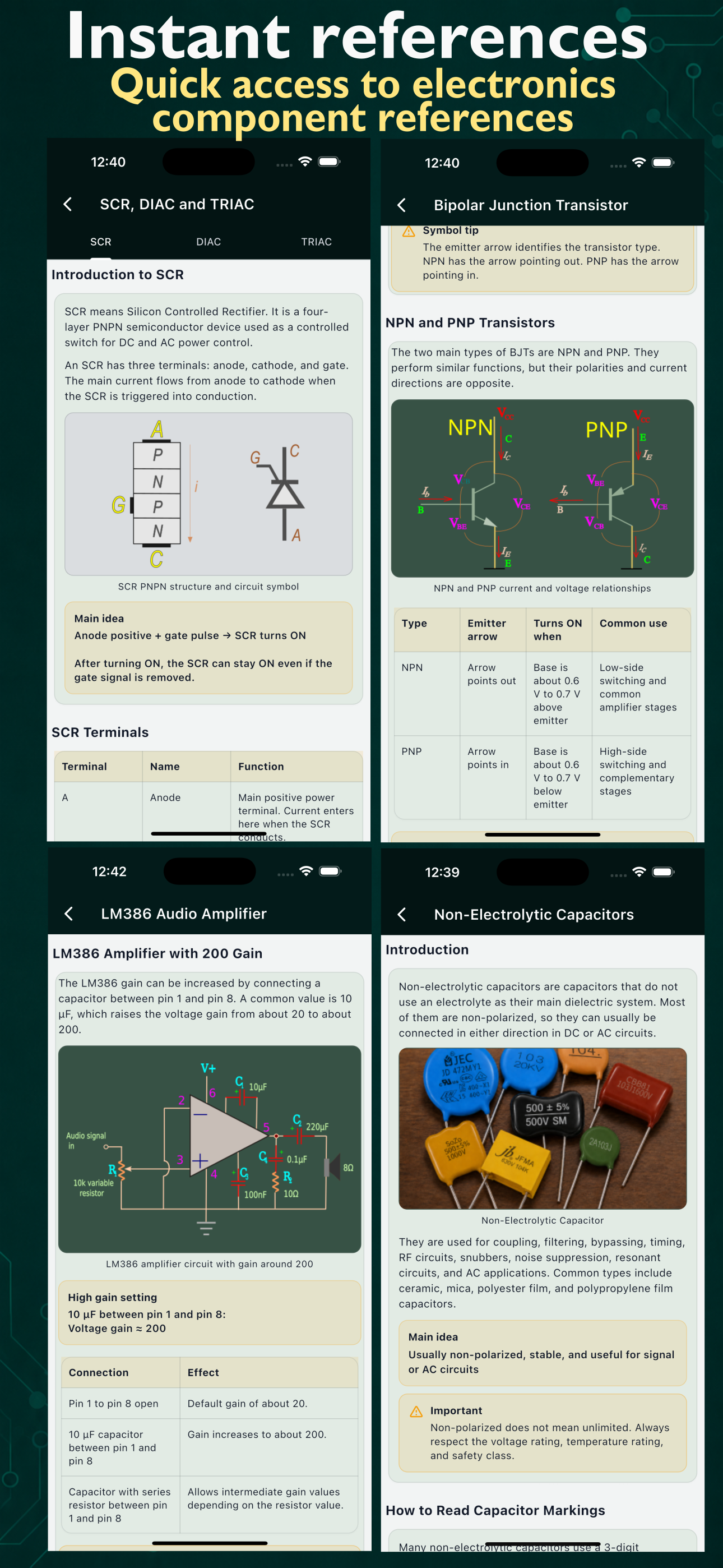Electronics docs & calcs screenshot 4