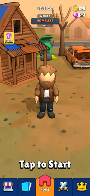 Wealth Up Run - Rags to Riches screenshot 1