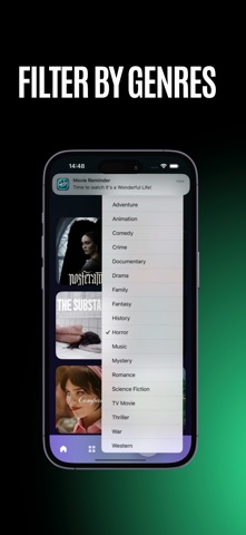 WatchOnMovie: Track & Discover iPhone screenshot