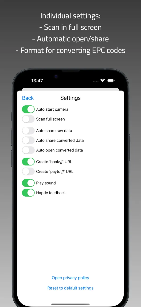 #3. Universal Code Scanner (iOS) Ved: Marcus Pleintinger