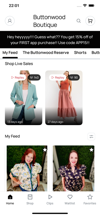 Buttonwood Boutique Screenshot 2 of 4