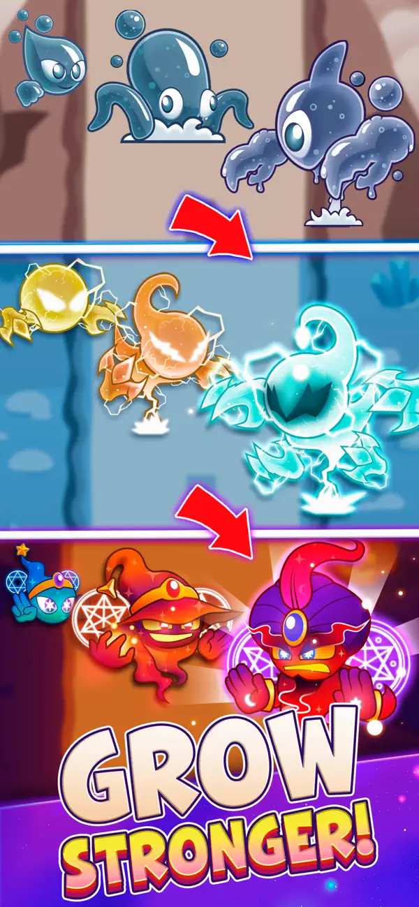 Elemental Monsters: Merge iOS Mod IPA screenshot 2 - iOS game interface