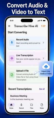 Transcribe Hive: AI Note Taker screenshot