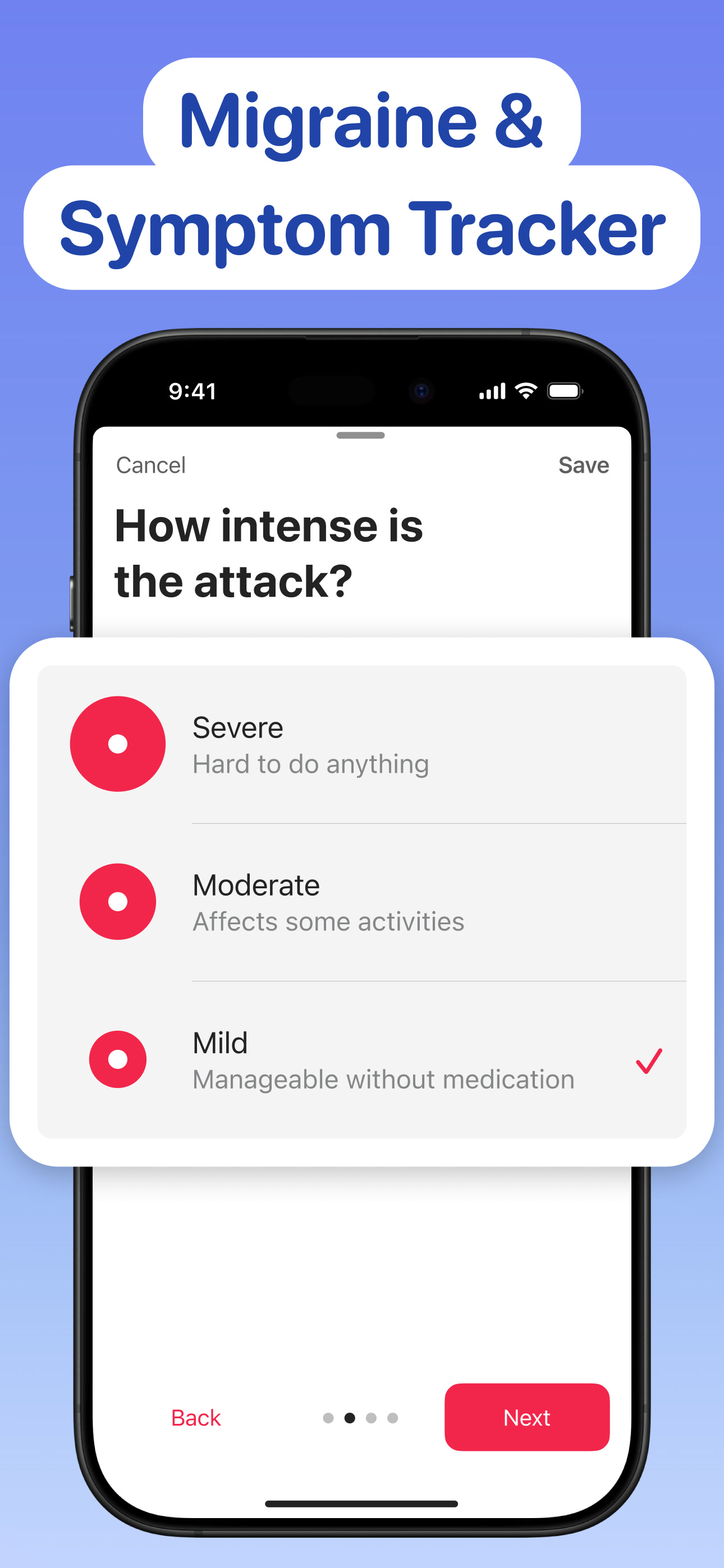 Migraine Tracker: Pressure Pal screenshot 5