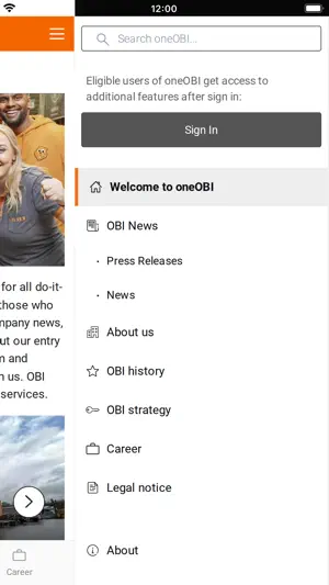 oneOBI screenshot 2