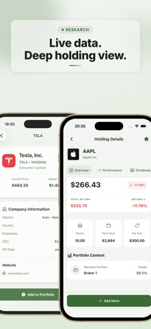 PieFolio AI: Portfolio Tracker Screenshot 3 of 5