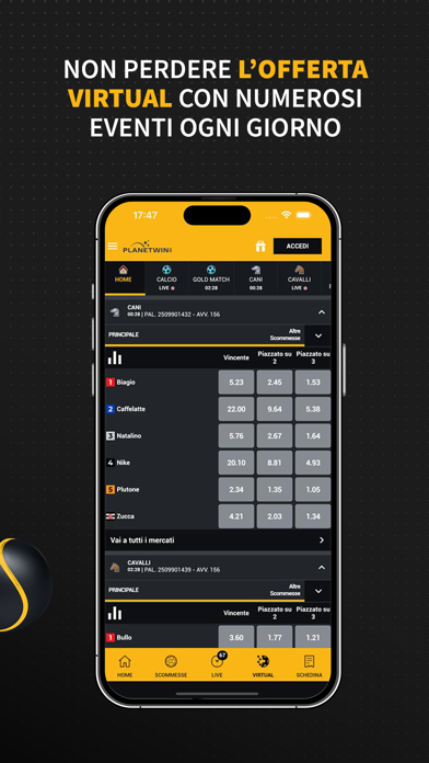 Planetwin365 Scommesse Sport iPhone screenshot 5