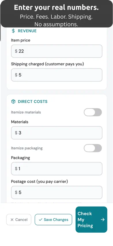 True Margin Basic screenshot 2