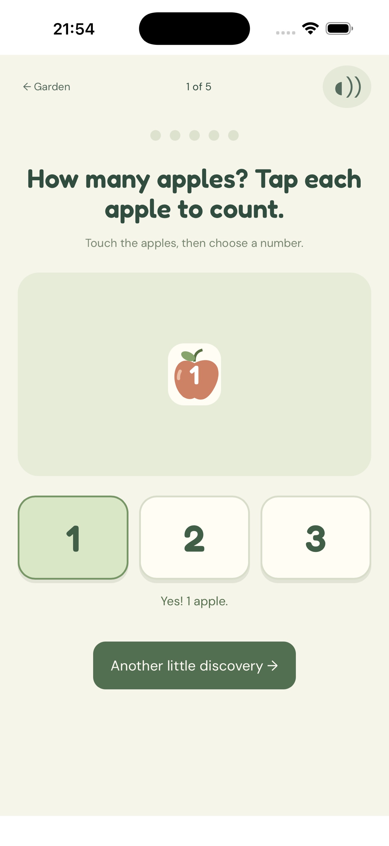 Screenshot 1 of Little Sprout: Learning Garden