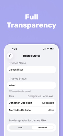GiftHeir iPhone screenshot