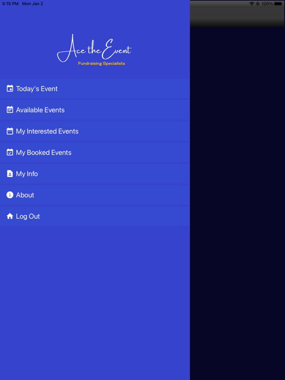 Ace The Event iPad screenshot 2 - Business app