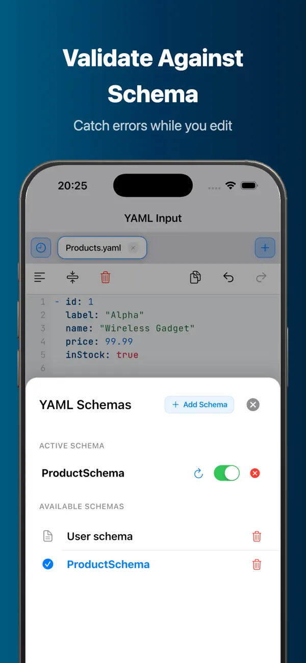 Screenshot #3 pour YAML Tools