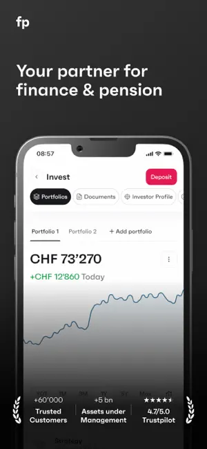 finpension screenshot 1