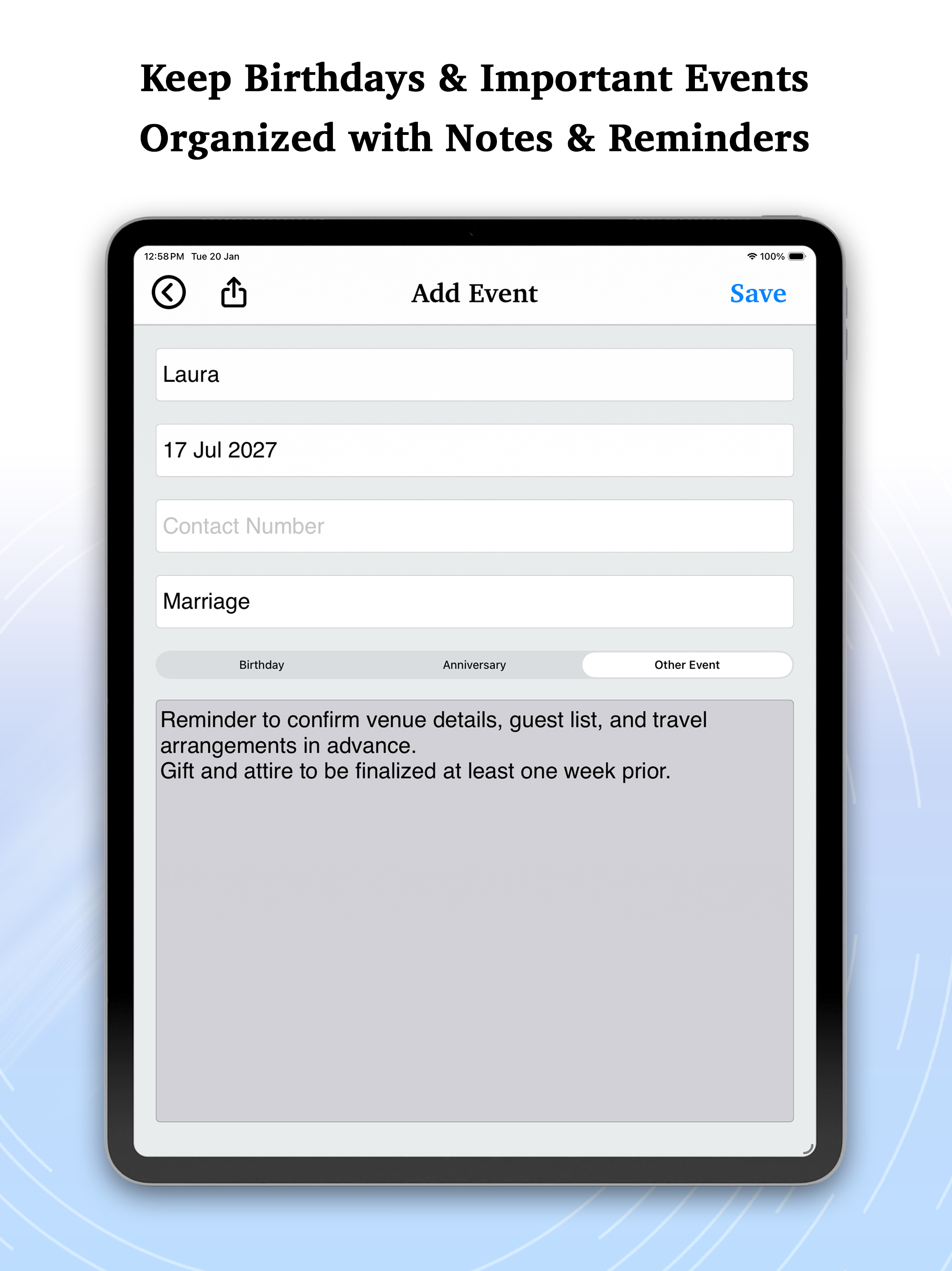 Age Calculator and Manager