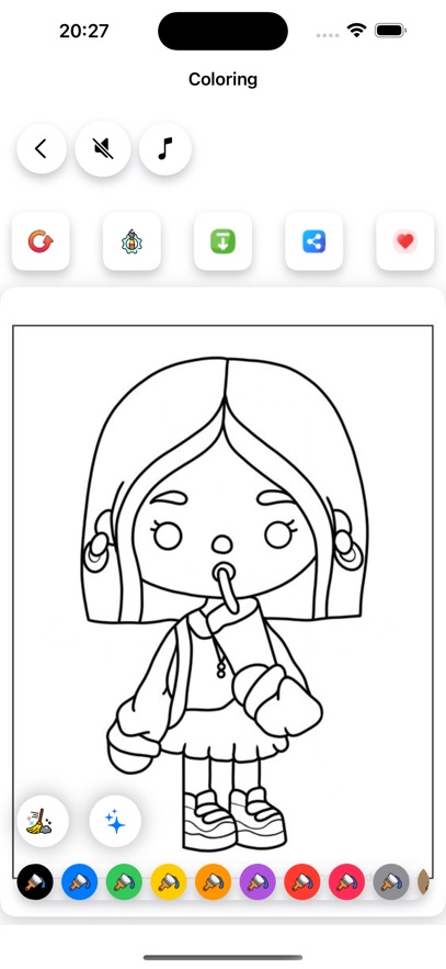 Easy Coloring for Toka