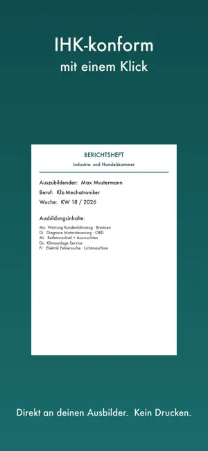 Berichtsheft KI: Azubiheft screenshot 3