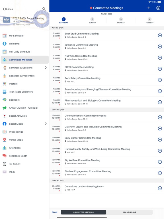 AASV Annual Meeting iPad screenshot 2 - Business app