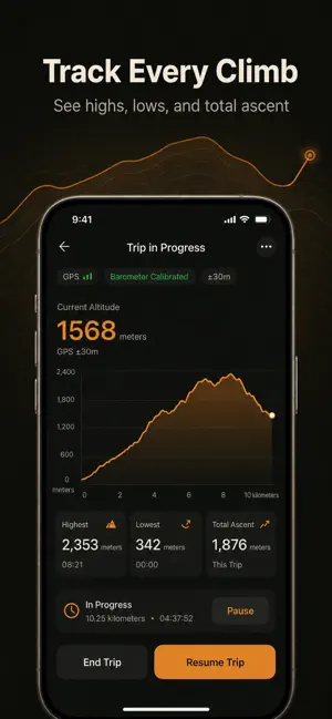 Altimeter + Barometermeter screenshot 2
