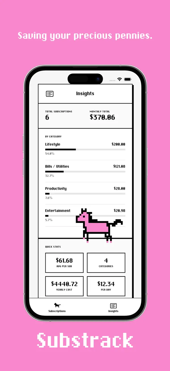#2. Substrack: Sub Tracker (iOS) Tekijänä: Orbit Space Studio LLC