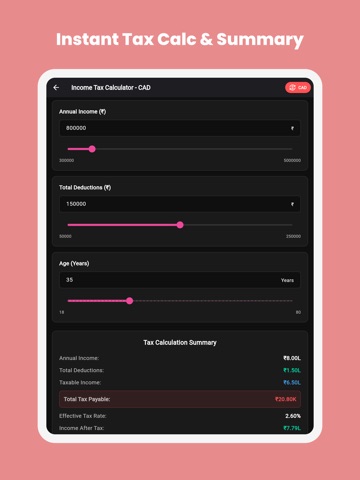 Calculator Finance Offline iPad screenshot