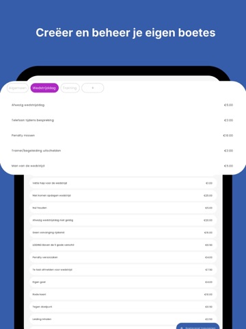 TeamCollect: Boetepot App iPad screenshot 5
