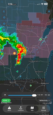 WeatherAlarmApp Screenshot 4 of 8