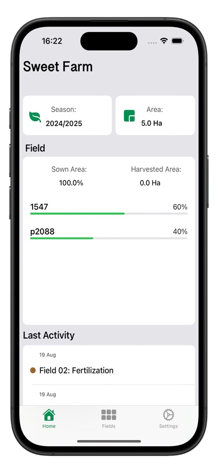 Farmer Journal screenshot 1