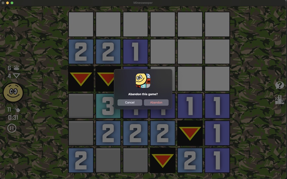 #6. Minesweeper (macOS) Av: fishdog.net