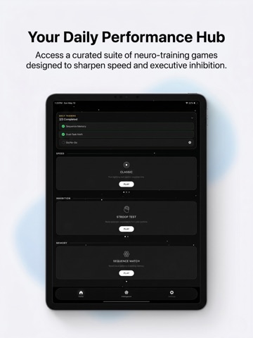 IQ React iPad screenshot